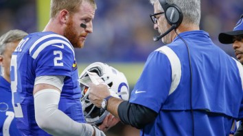 Colts’ Head Coach Frank Reich Oddly Talks Up Carson Wentz As If Indianapolis Didn’t Just Trade Him To Washington
