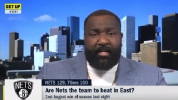 ESPN’s Kendrick Perkins Gets Embarrassingly Duped By Fake Kyrie Irving-James Harden Rumor Started By BallSack Sports