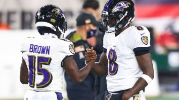 Lamar Jackson Hilariously Shuts Down Marquise Brown Trade Suggestion On Twitter