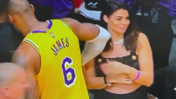 Fan ‘Snitches’ On LeBron James For Touching Woman On The Arm While Walking To The Locker Room In Viral TikTok Video