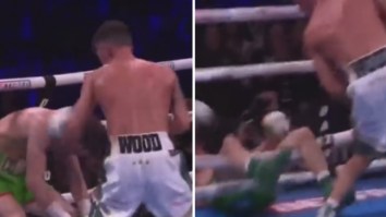 Leigh Wood Knocks Michael Conlan Out Cold Through The Ropes In The 12th Round During Incredible Comeback Win