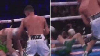 Leigh Wood Knocks Michael Conlan Out Cold Through The Ropes In The 12th Round During Incredible Comeback Win