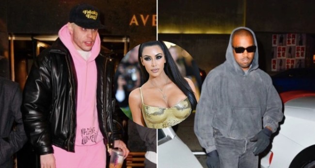 Kanye West Takes Shot At Pete Davidson Over Kim Kardashian Breakup