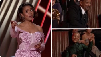 Things Get Awkward When Regina Hall Jokes About Will Smith’s Open Marriage With Jada Pinkett-Smith At The Oscars