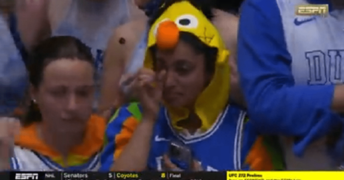 Sad Duke Fans Went Viral For Crying During Team's Loss In Coach K's