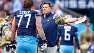 Taylor Lewan Jokes That He’s Taken Multiple Punches To The Face From Titans’ Head Coach Mike Vrabel