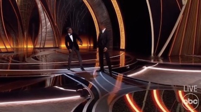 Will Smith Hits Chris Rock On Stage At The Oscars (VIDEO)