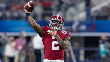 Alabama’s Backup QB Jalen Milroe Is Built Like A Boulder And Makes Bryce Young Look Small