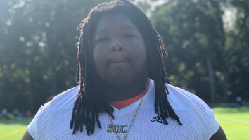 6’5″, 360lb Offensive Line Recruit ‘Big Bubba’ Goes Viral For His Utter Dominance At Rivals Camp