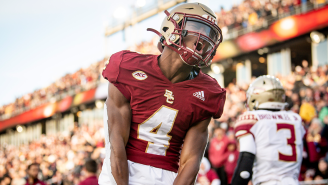 Boston College Wide Receiver Lands Sick $90,000 Whip Through NIL And It’s Absolutely Baller