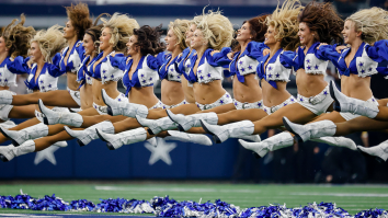 Dallas Cowboys Cheerleader Bride Rocks Out To ACDC With Her Teammates In Viral Wedding Video