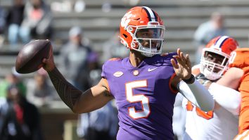 One Truly Terrible Throw From Clemson’s Spring Game Leaves Major Concerns About D.J. Uiagalelei