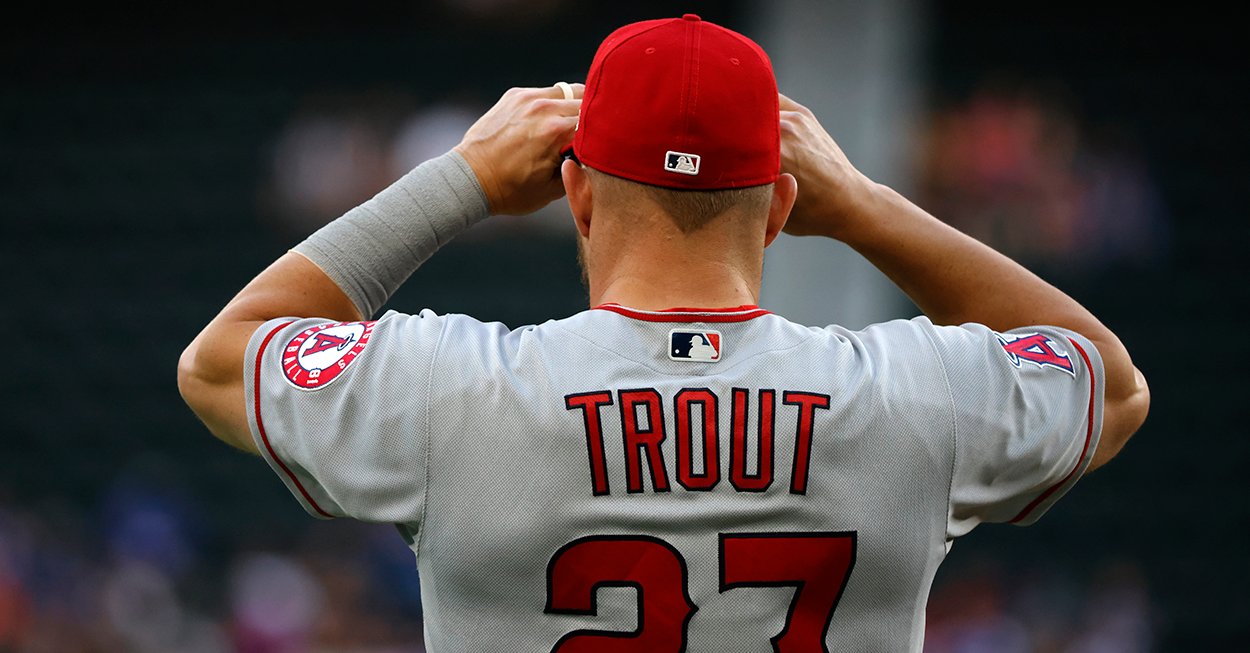 Mike Trout had priceless reaction to Angels issuing bases loaded  intentional walk