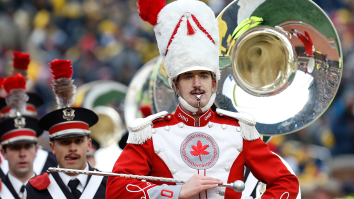 Slow-Mo Video Of Insane Ohio State Marching Band Trick Leaves College Football Fans In Awe