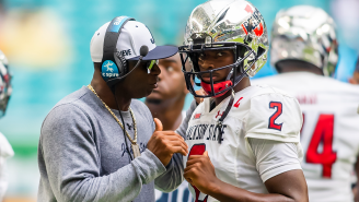 Deion Sanders Dominates His Son In Heated Rap Battle That Leaves Shedeur Super Salty Over Losing