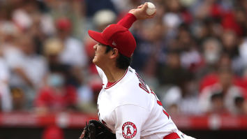 Nasty Home Plate Angle Of Shohei Ohtani’s Back Door Slider Looks Like He Is Throwing A Wiffle Ball