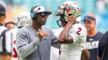 Deion Sanders Roasts Son Shedeur Over New Hairstyle Despite Once Rocking The Same Twists Himself