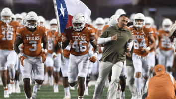 Texas 4* Linebacker Commit Goes Viral For Throwing A MASSIVE Backflip In Epic Campus Visit Photo