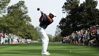 Thousands Of Fans Watched Tiger Woods Practice On Masters Monday And It Was Absolute Scenes