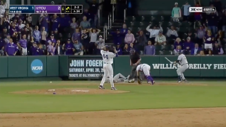 WVU Baseball Upsetting #12 TCU By Stealing Home Twice On Same Play In 9th Inning Is An Adrenaline Rush