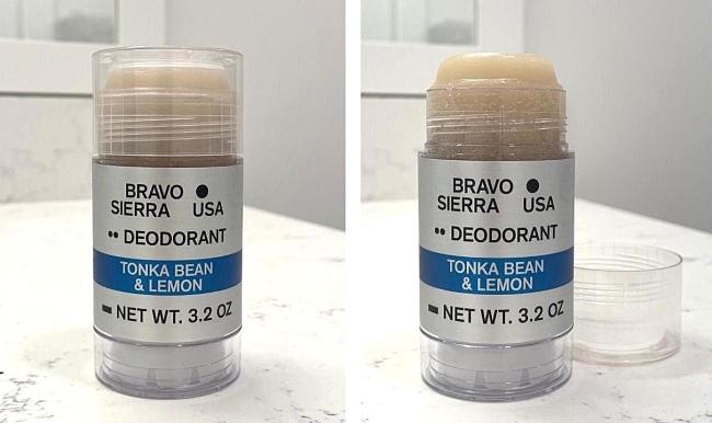 BRAVO SIERRA deodorant - open/closed