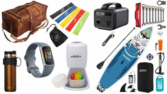 Daily Deals: Leather Duffel Bags, Power Stations, Resistance Exercise Bands And More!