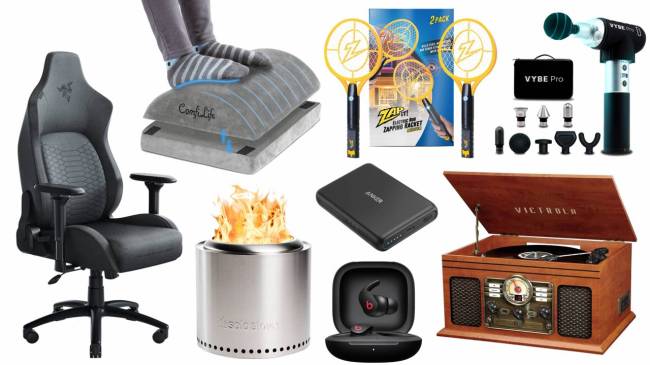 Daily Deals: Bluetooth Record Players, Fire Pits, Bug Zapper Rackets And More!