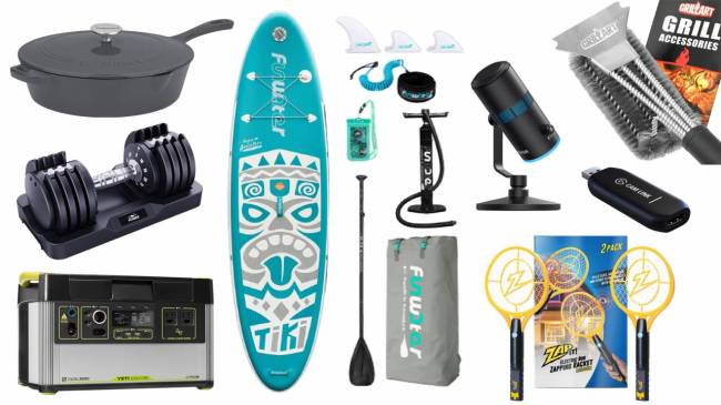 Daily Deals: Grill Brushes, Stand Up Paddle Boards, Portable Power Stations And More!