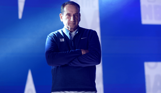 Fans Have Visceral Reactions To Terrifying Tattoo Of Mike Krzyzewski