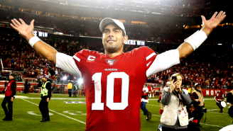 Fans Had Some A+ Reactions To Jimmy Garoppolo Being Photographed With A Hooters Waitress