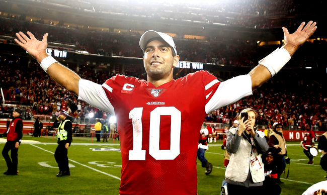 Fans Loved Seeing Jimmy Garoppolo Pictured With A Hooters Waitress