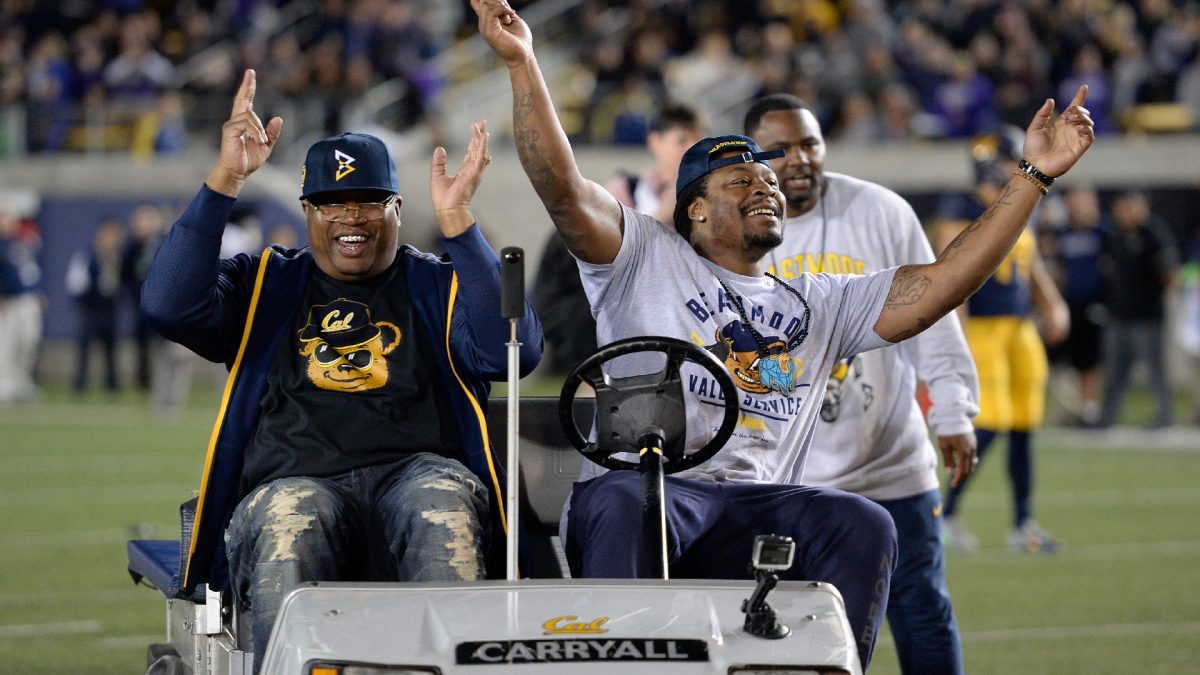 Marshawn Lynch Becomes Seattle Kraken Minority Owner, Immediately Takes  Zamboni For A Joyride