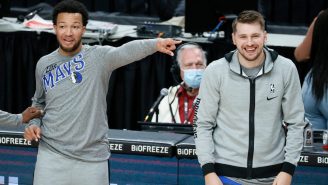 Jalen Brunson Gives His Solution To Tuning Out Teammate Luka Doncic’s Practice Music Playlists