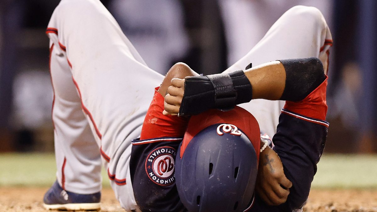 Nationals SS Alcides Escobar Goes Viral After Getting Hit In Family