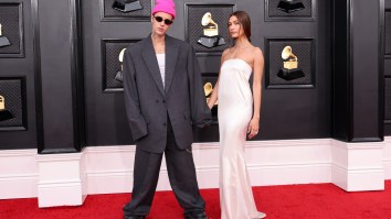 Justin Bieber Gets Mocked For Wearing Ridiculously Baggy Balenciaga Suit With Crocs At The Grammys