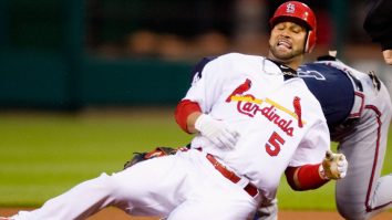 Watching Albert Pujols Try To Steal Third Base Is The Funniest Thing You’ll See All Day