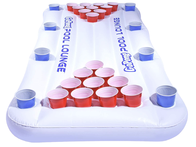 GoPong Pool Lounge Floating Beer Pong Table - daily deals