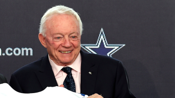 Fans Had Hilarious Reactions To Jerry Jones Almost Showing Cowboys’ Draft Strategy Sheet To The Media