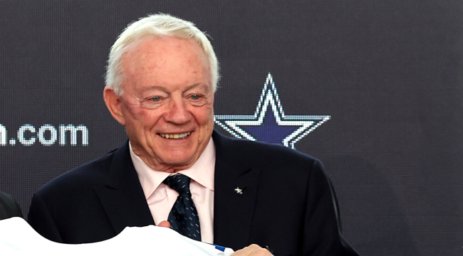 Jerry Jones Almost Showed Cowboys Draft Strategy Sheet To The Media