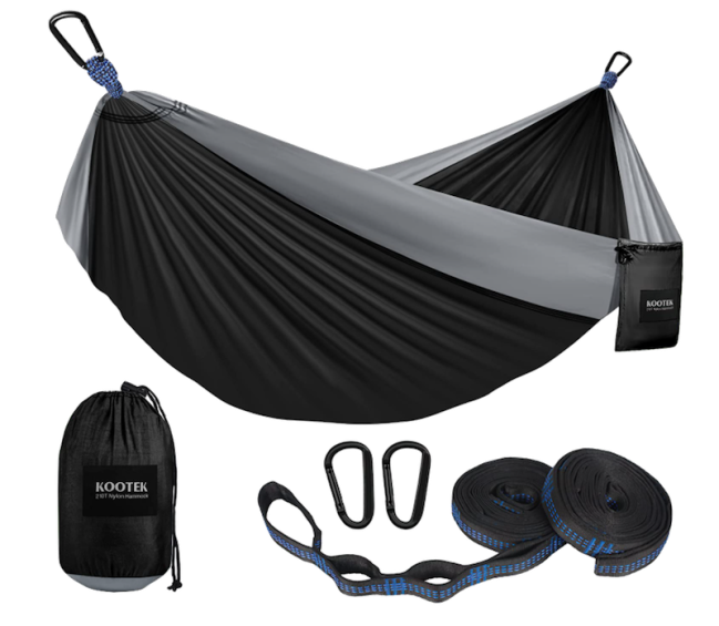 Kootek Camping Hammock with 2 Tree Straps - daily deals