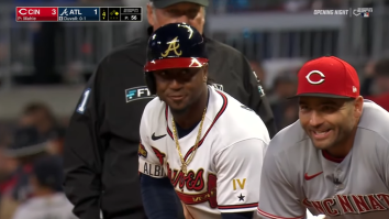A Mic’d Up Joey Votto Asked Ozzie Albies If He Should Get A Diamond Tooth And Fans Loved It