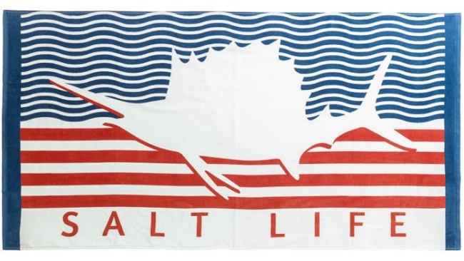 Salt Life - Sailing Flags Towel