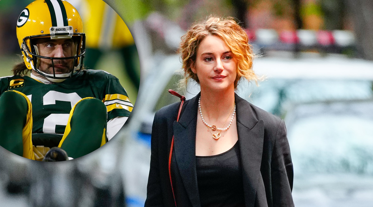 Shailene Woodley and Aaron Rodgers Get Cozy in Rare Sighting
