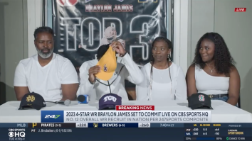 4* WR Trolls Brian Kelly, LSU Before Notre Dame Commitment And His Family’s Reaction Is Gold