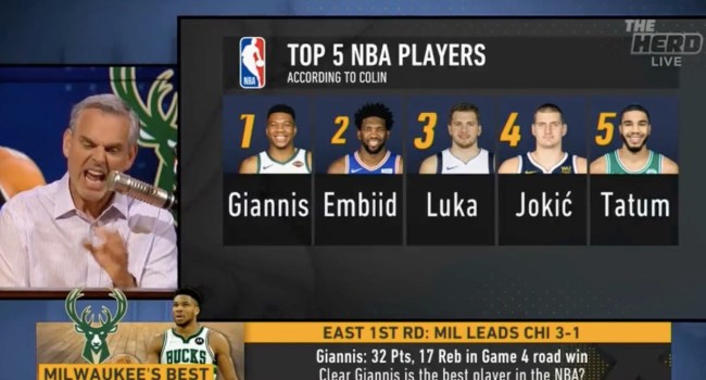 Three Of Colin Cowherd's Top 5 NBA Players Under 25 Are Older Than 25