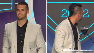 Raiders’ QB Derek Carr Gets Mocked After Revealing Awful New Haircut At NFL Draft