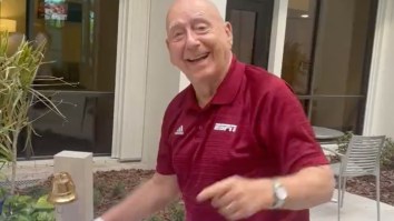 College Basketball World Congratulates Dick Vitale For Ringing The Bell After Beating Cancer