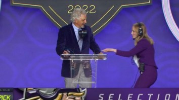 Things Get Awkward When NFL Draft Producer Stepped In To Hurry Ed Marinaro Because He Wouldn’t Stop Talking On Stage