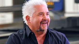Guy Fieri Uses An Awesome Tradition To Thank Crew Members On One Of His Shows
