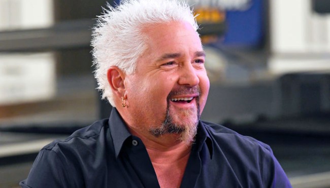 Guy Fieri Gives Prizes Away To Crew After Each Day Of FIlming On Show